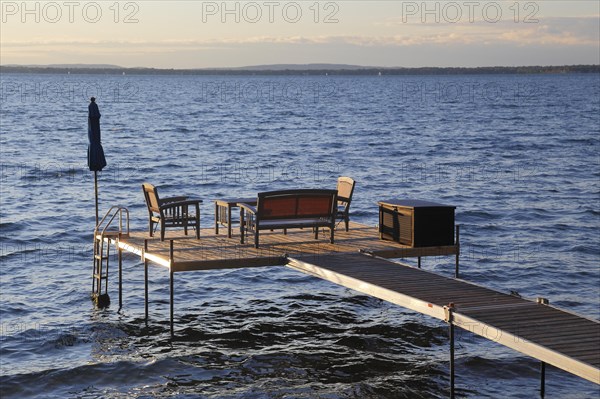 Sundeck on the Saint Lawrence River