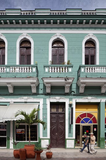 Facade of colonial house from Spanish colonial period