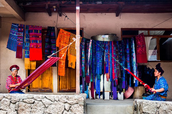 Women with traditional handlooms