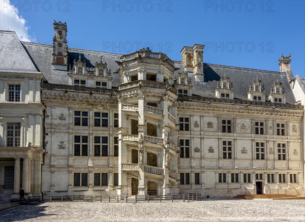 Spiral staircase of Chateau de Blois