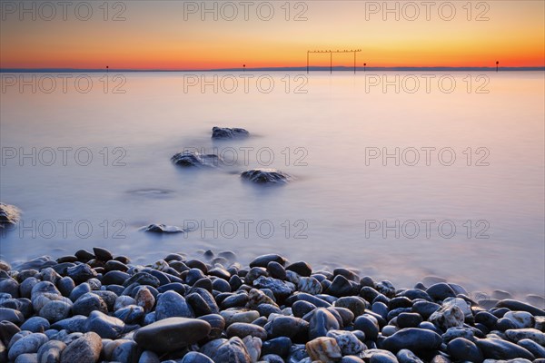 View from Arbon over Lake Constance at sunrise