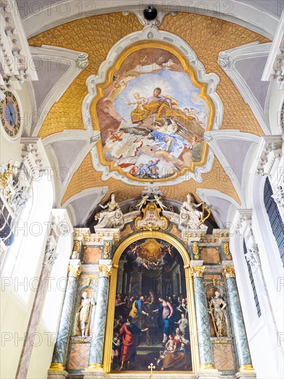 Altarpiece and ceiling painting