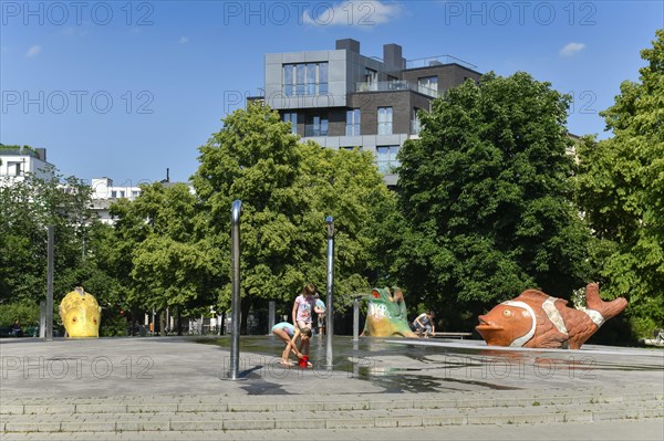 Paddling pool at Nordbahnhof