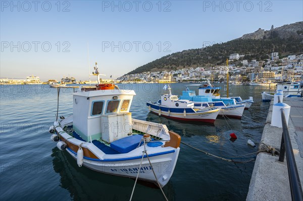 Fishing boats in the harbour of Kalymnos