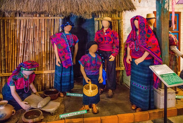 Mayan costumes of Santa Maria de Jesus