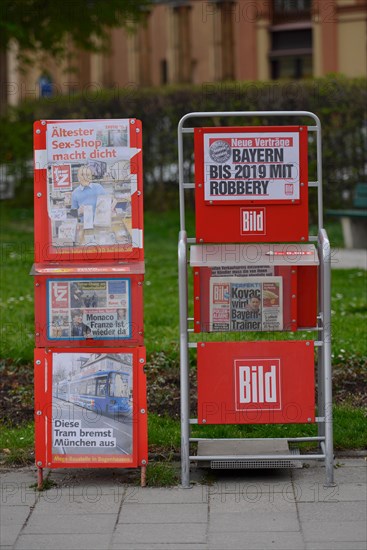 Newspaper vending machines