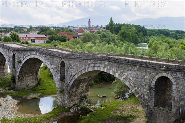 Ottoman style Terzijski Bridge or Tailor's Bridge