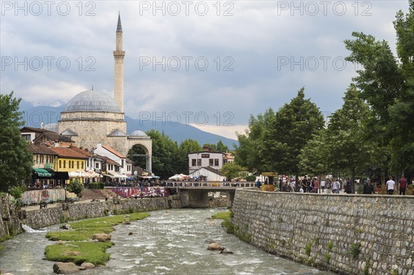 Bistrica river and Sinan Pasha Mosque