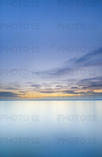 View from Arbon over Lake Constance at sunrise