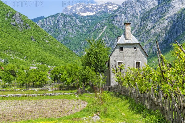 Typical house in the Thethi valley