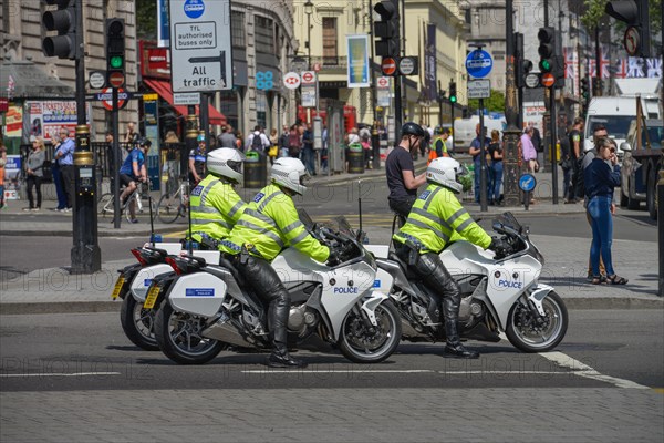 Police motorbikes