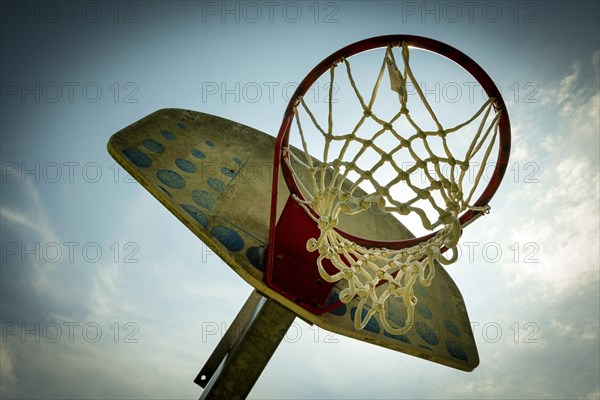 Old basketball hoop