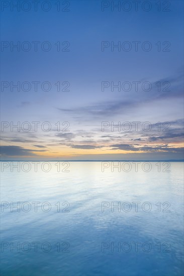 View from Arbon over Lake Constance at sunrise