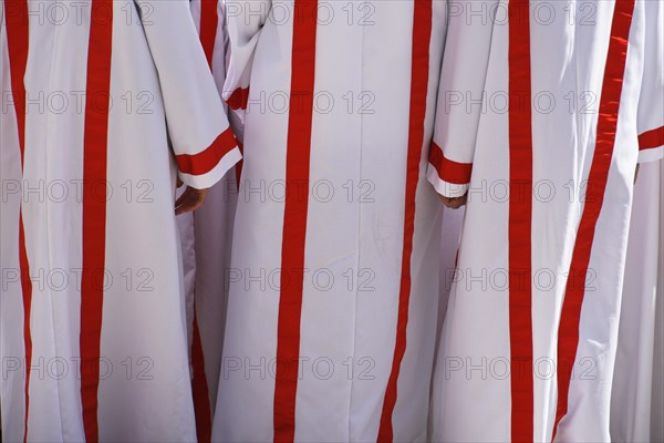 Acolytes during papal audience