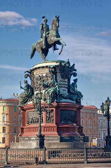 Monument to russian emperor Nicholas I