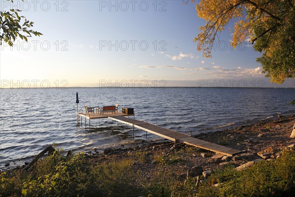 Sundeck on the Saint Lawrence River