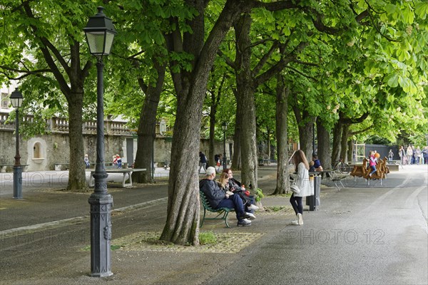Small park in Geneva