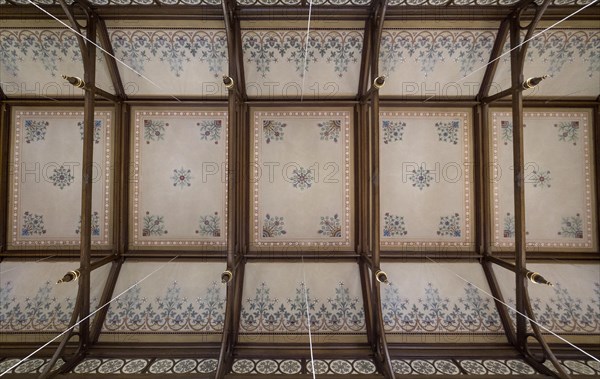 Ceiling vault in the Protestant town church