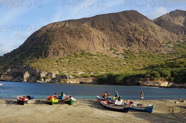 Fishermen and boats