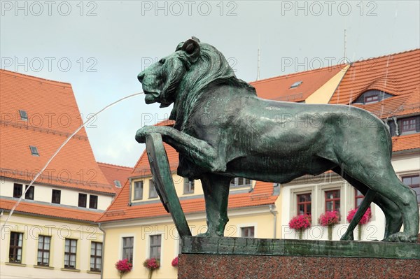 Lion statue