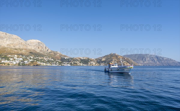 Fishing boat crossing to Telendos