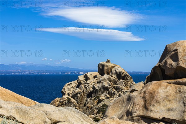 Bizarre rock formations on the rocky coast of Capo Testa near Santa Teresa di Gallura