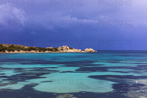 Stormy atmosphere at Cala di Monti della Rena