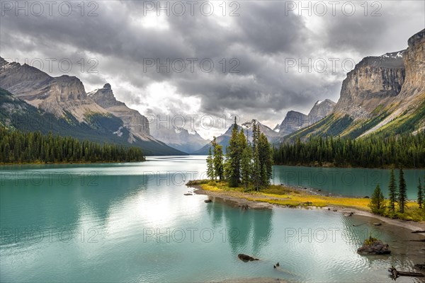 Island in a lake