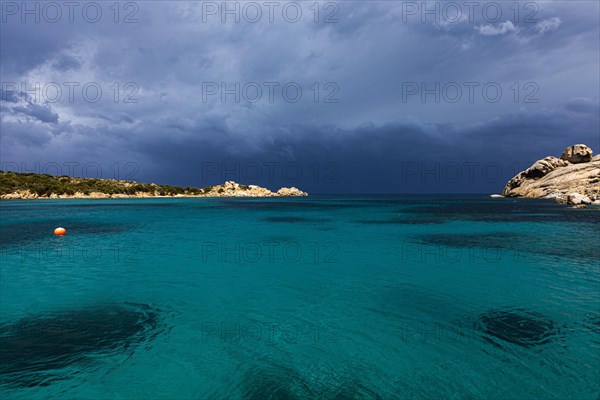 Stormy atmosphere at Cala di Monti della Rena