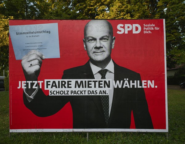 Election poster of the SPD