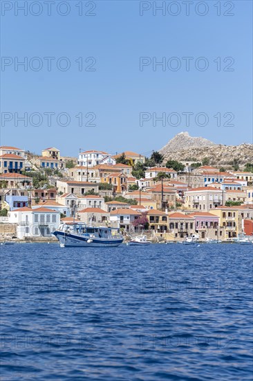 Harbour and colourful houses of a small village