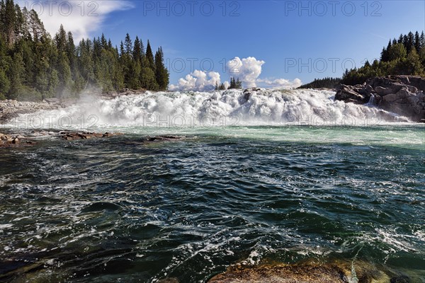 Laksforsen Waterfall