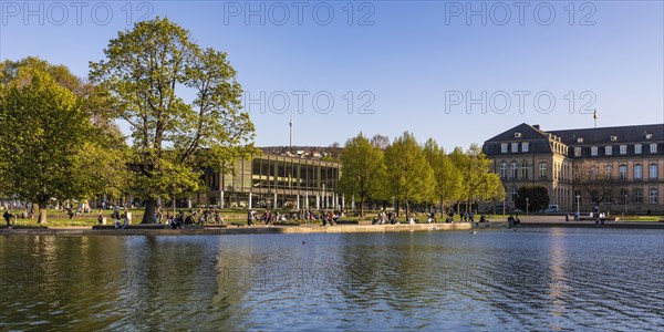 State Parliament and New Palace in the Palace Gardens