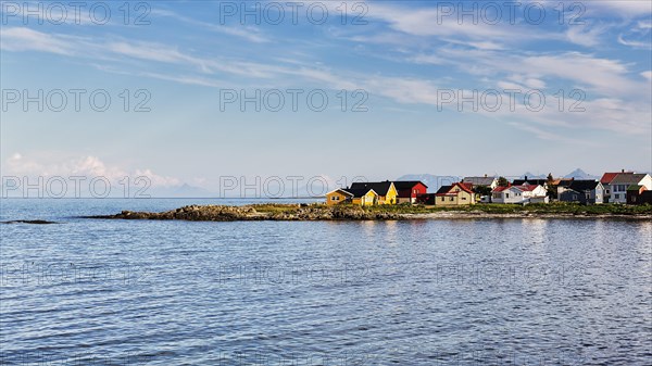 Colourful houses by the sea