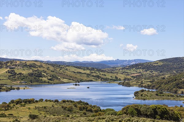 Spring clouds over Lago di Liscia