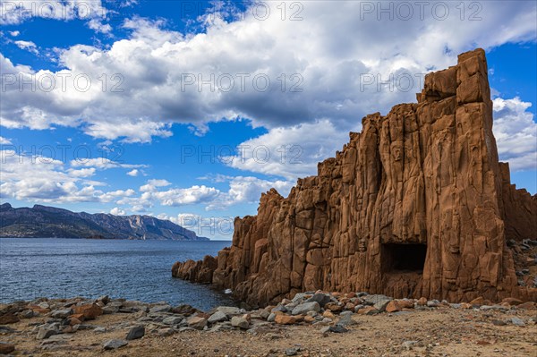 Red cliffs of Capo Bellavista