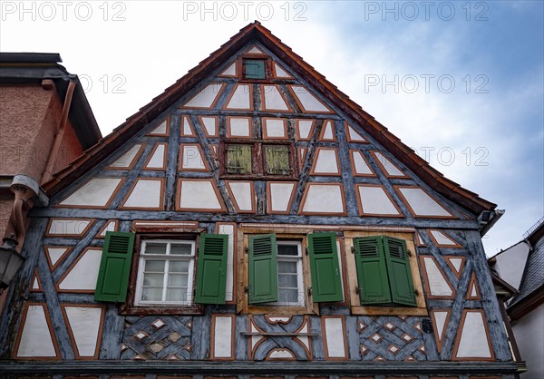 Half-timbered house in the old town of Ladenburg