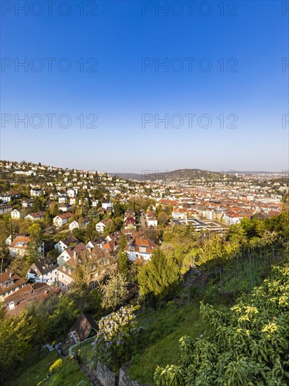 View from Neuer Weinsteige over Stuttgart