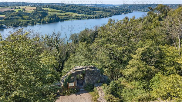 Bird's eye view of Isenburg Ruin