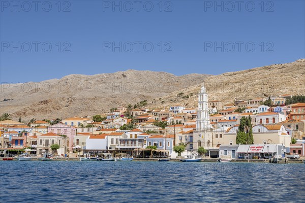 Harbour and colourful houses of a small village