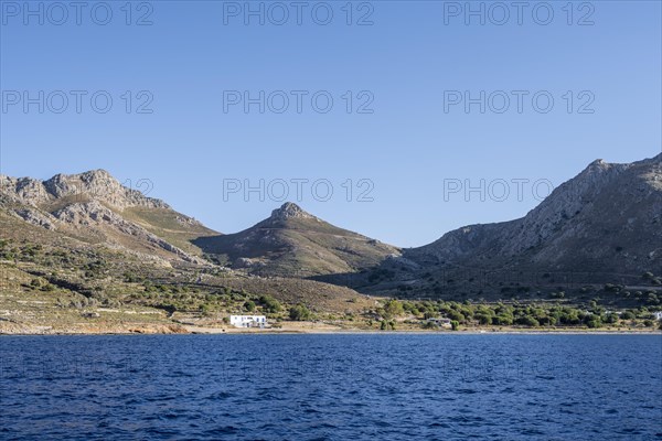 Bay with mountains