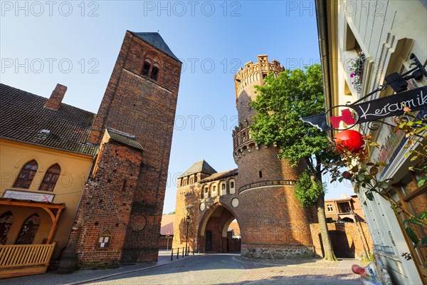 Tower of the former Nikolai Church and Neustaedter Tor