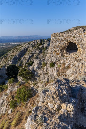 View over the island to the sea