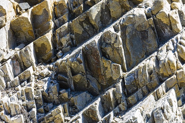 Split granite slabs at Capo Testa near Santa Teresa di Gallura