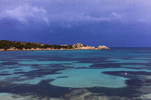 Stormy atmosphere at Cala di Monti della Rena