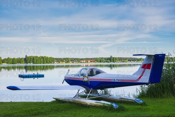 Seaplane on Lake Schwieloch