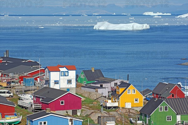 Houses in different colours