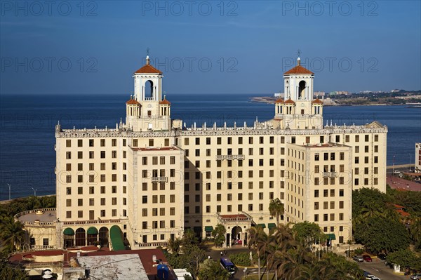 Art deco Hotel Nacional de Cuba on Taganana Hill