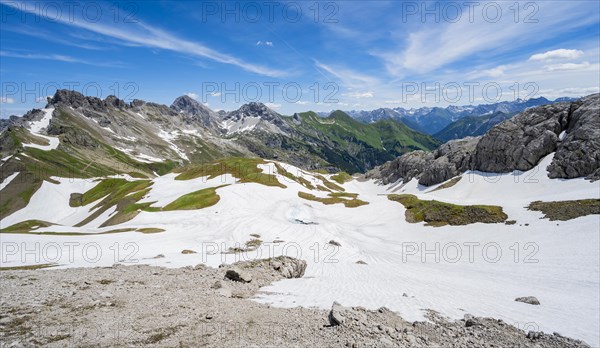 Old snow fields