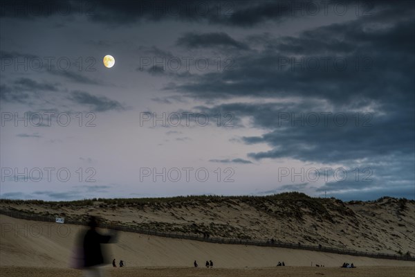 Evening mood at the sea